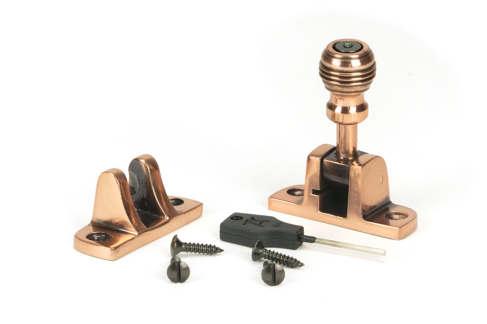 polished bronze prestbury brighton fastener (radiused)
