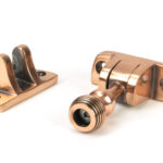 polished bronze beehive brighton fastener (radiused)