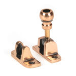 polished bronze mushroom brighton fastener (radiused)
