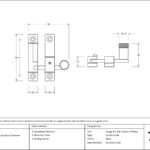 black brompton quadrant fastener narrow