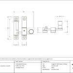black mushroom quadrant fastener narrow