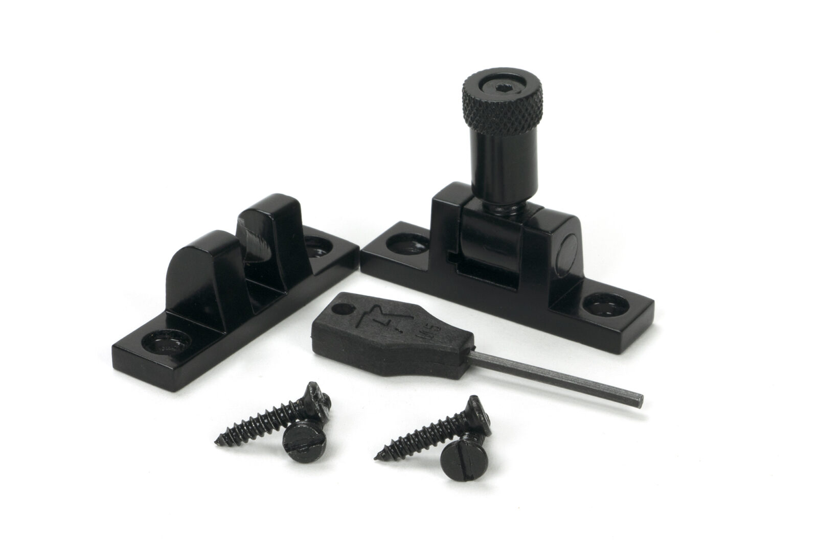 black brompton brighton fastener narrow (square)