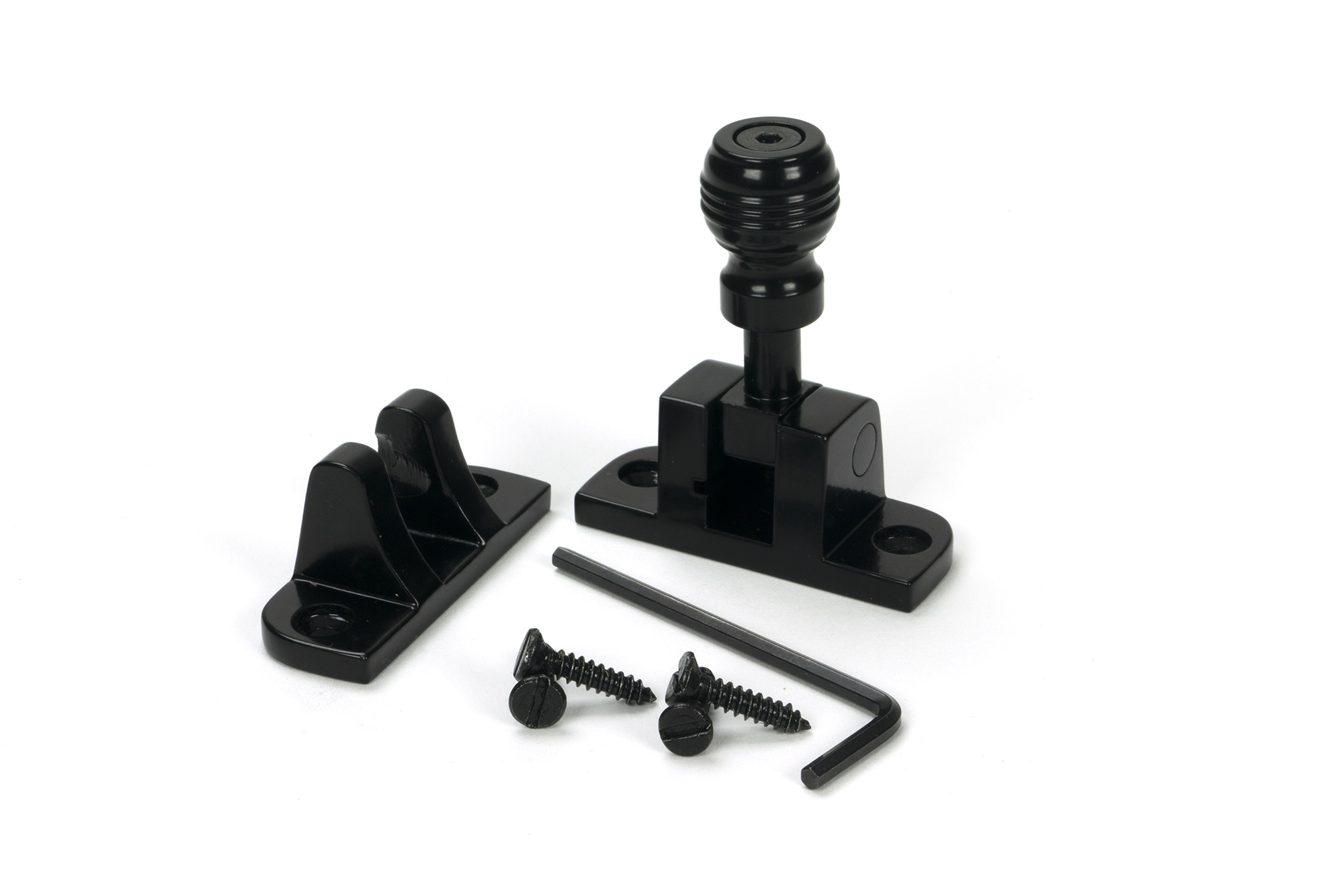 black prestbury brighton fastener (radiused)