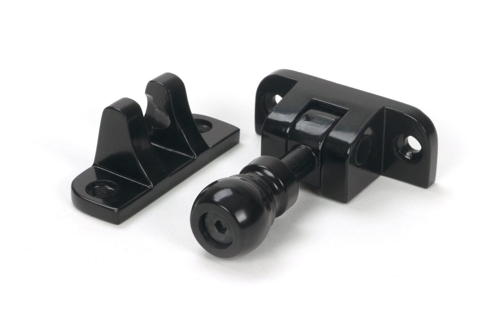 black mushroom brighton fastener (radiused)