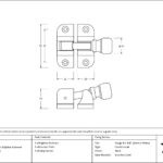 black mushroom brighton fastener (radiused)