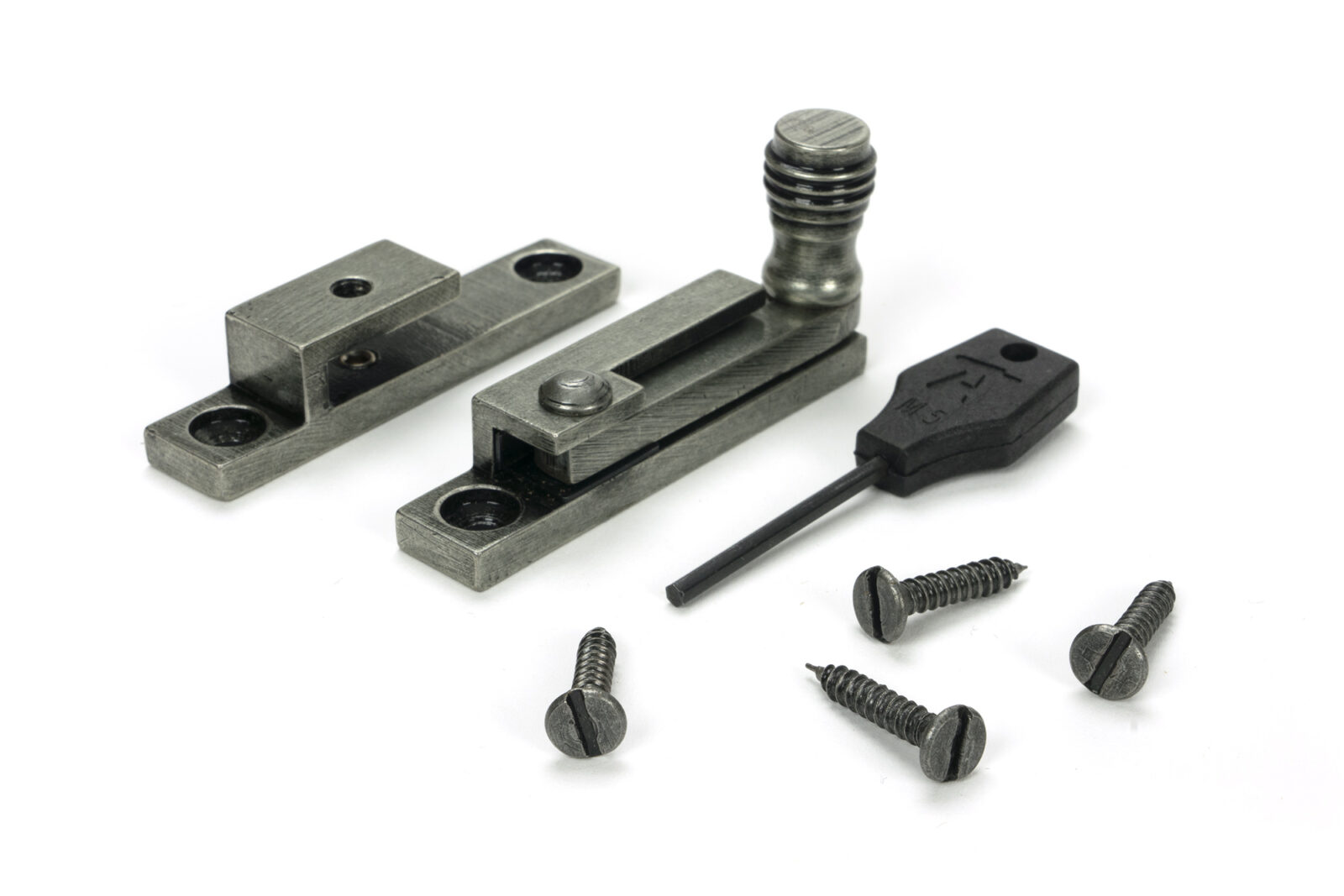 pewter prestbury quadrant fastener narrow