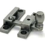pewter mushroom quadrant fastener narrow