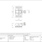 pewter prestbury brighton fastener narrow (square)