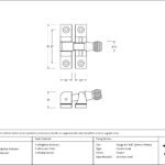 pewter beehive brighton fastener narrow (square)