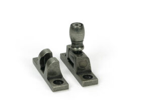 pewter mushroom brighton fastener narrow (square)