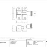 pewter brompton brighton fastener (radiused)