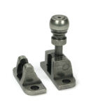 pewter mushroom brighton fastener (radiused)