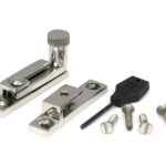 polished marine ss (316) brompton quadrant fastener narrow