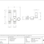 polished marine ss (316) mushroom quadrant fastener narrow