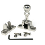 polished marine ss (316) mushroom brighton fastener (radiused)