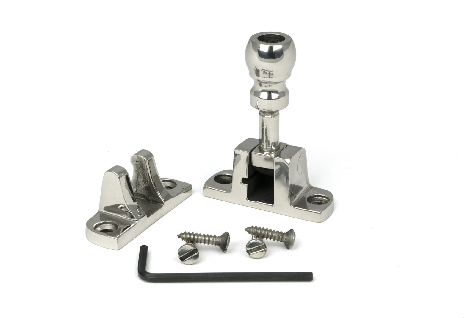 polished marine ss (316) mushroom brighton fastener (radiused)