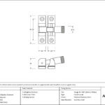 satin marine ss (316) brompton brighton fastener narrow (square)