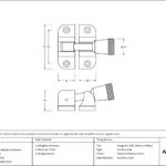 satin marine ss (316) brompton brighton fastener (radiused)