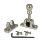 satin marine ss (316) mushroom brighton fastener (radiused)
