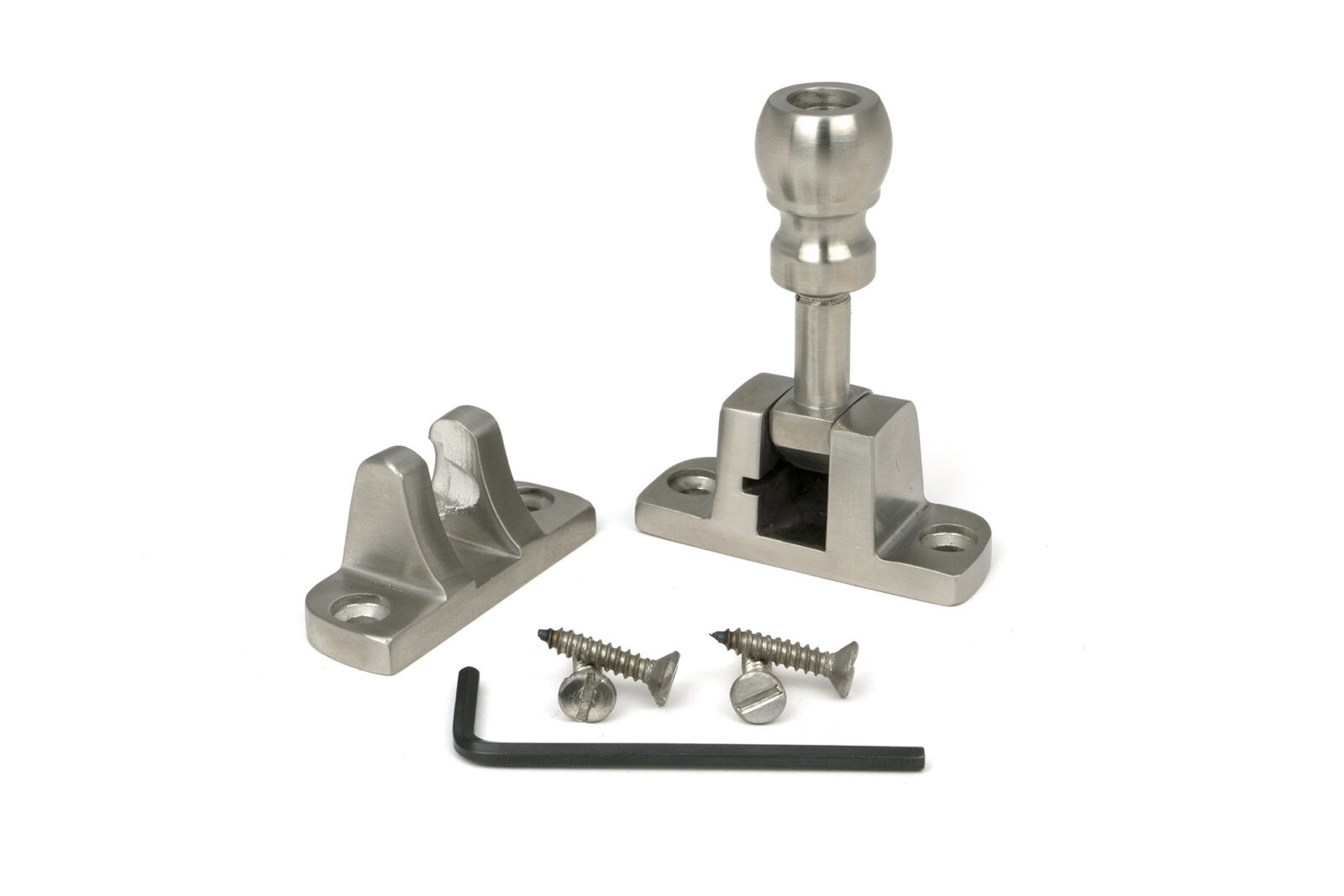 satin marine ss (316) mushroom brighton fastener (radiused)