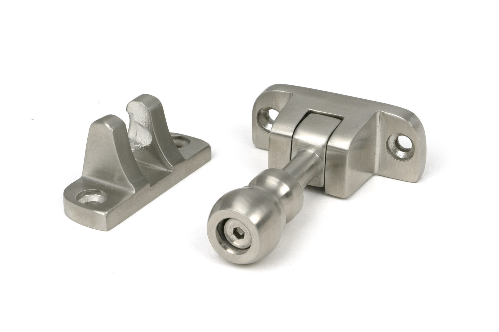 satin marine ss (316) mushroom brighton fastener (radiused)