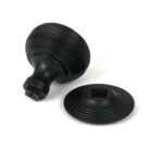 matt black beehive centre door knob