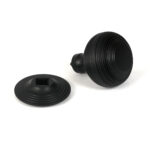 matt black beehive centre door knob