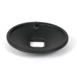 matt black beehive centre door knob