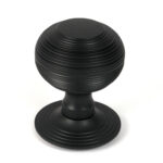 matt black beehive centre door knob