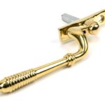 polished brass reeded espag rh