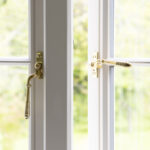 polished brass reeded espag rh