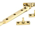 polished brass 8" avon stay