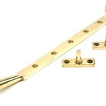 polished brass 12" newbury stay