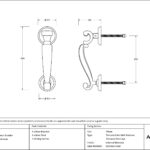 external beeswax doctors door knocker