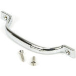 polished chrome slim sash pull