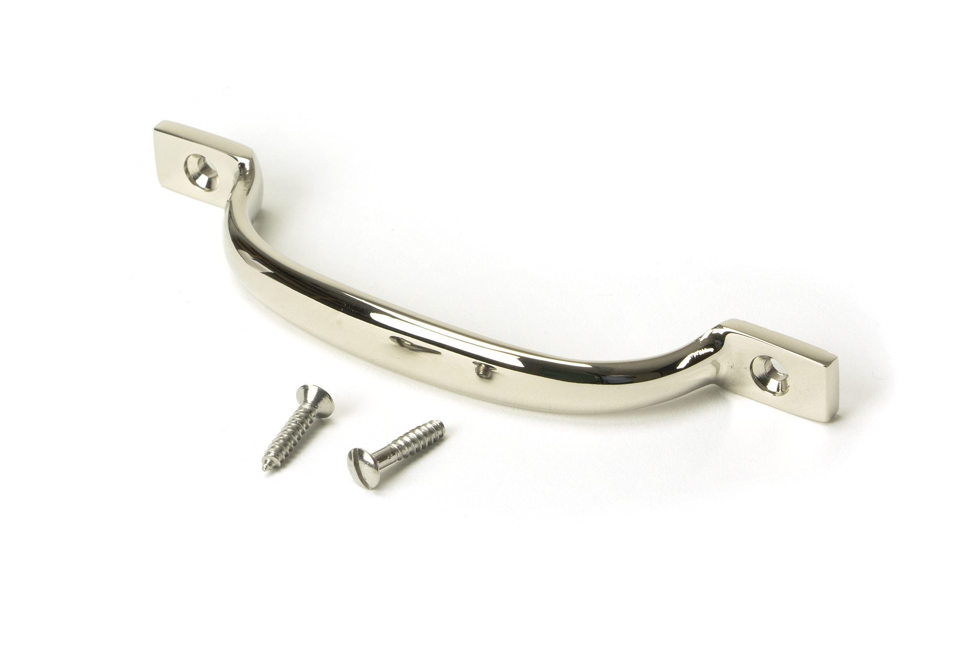 polished nickel slim sash pull