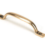 polished bronze slim sash pull