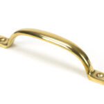 polished brass slim sash pull