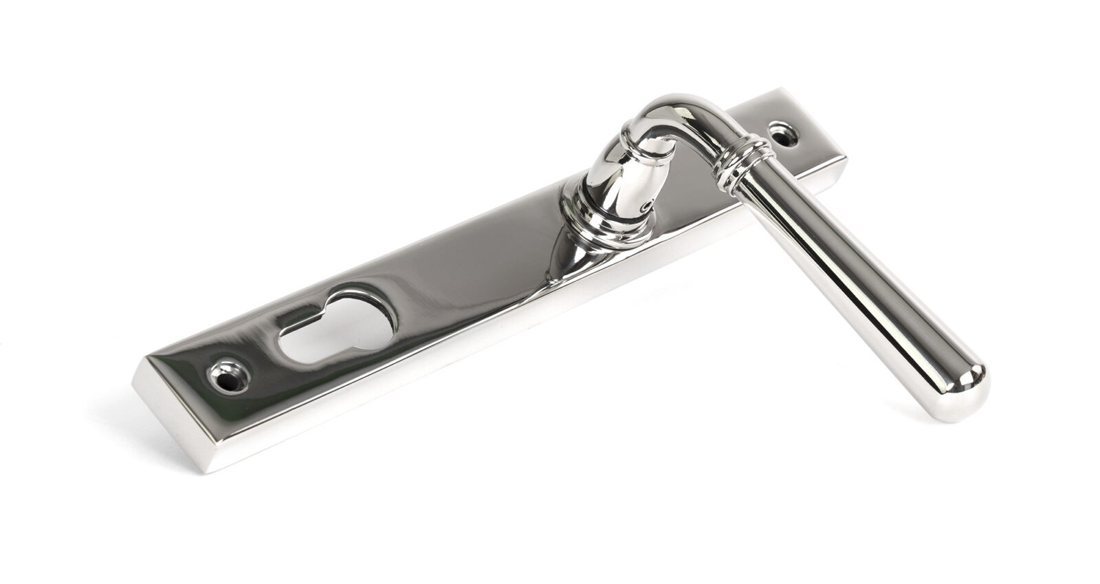 polished marine ss (316) newbury slimline lever espag. lock set