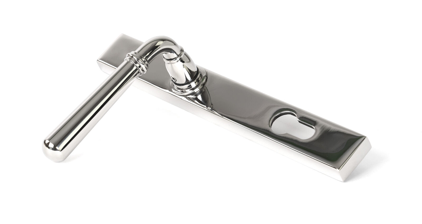 polished marine ss (316) newbury slimline lever espag. lock set