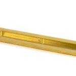polished brass 250mm plain rectangular pull