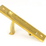 polished brass 125mm x 25mm edge pull