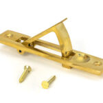 polished brass 125mm x 25mm edge pull