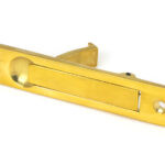 polished brass 125mm x 25mm edge pull