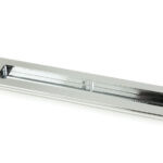 polished chrome 250mm art deco rectangular pull