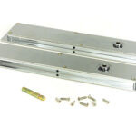 polished chrome 250mm art deco rectangular pull privacy set