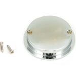 polished chrome 60mm plain round pull