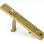 aged brass 125mm x 25mm edge pull