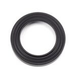 matt black round euro escutcheon (beehive)