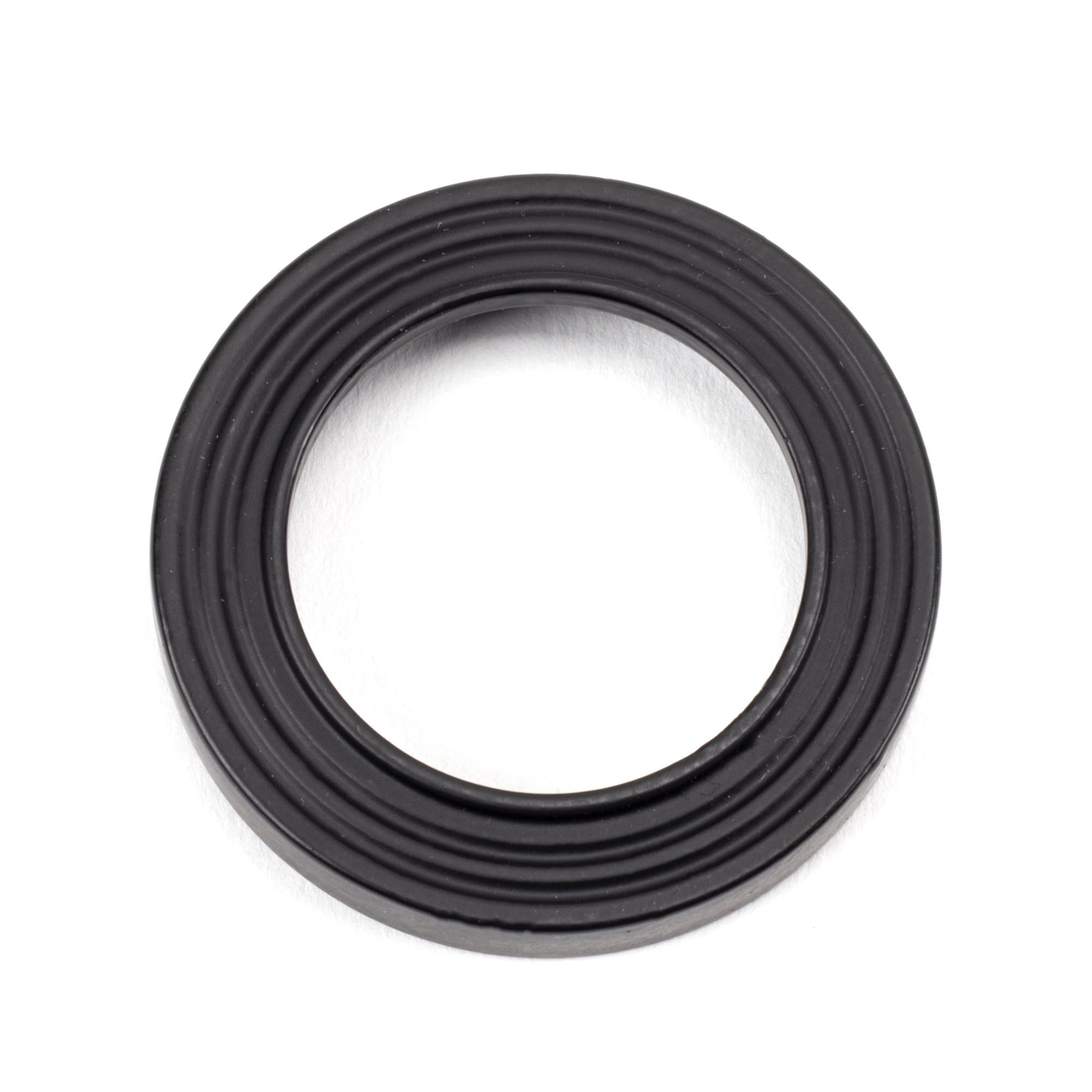 matt black round euro escutcheon (beehive)